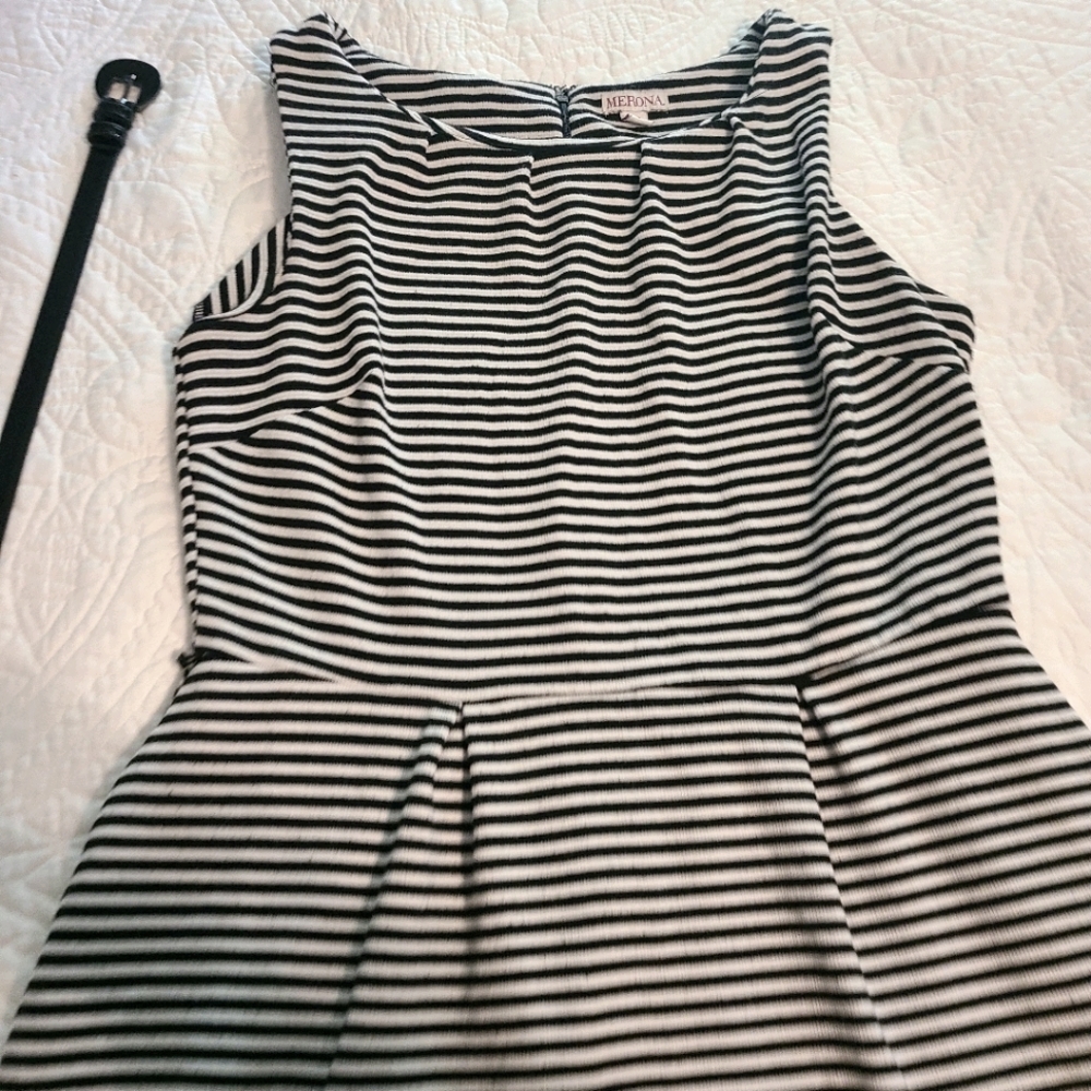 Super Chic Black and White Dress